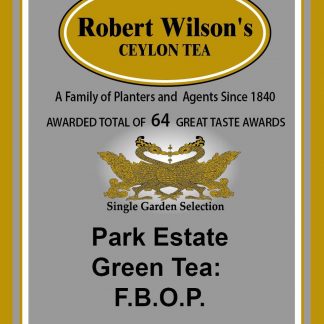 Park Estate Green Tea FBOP carton